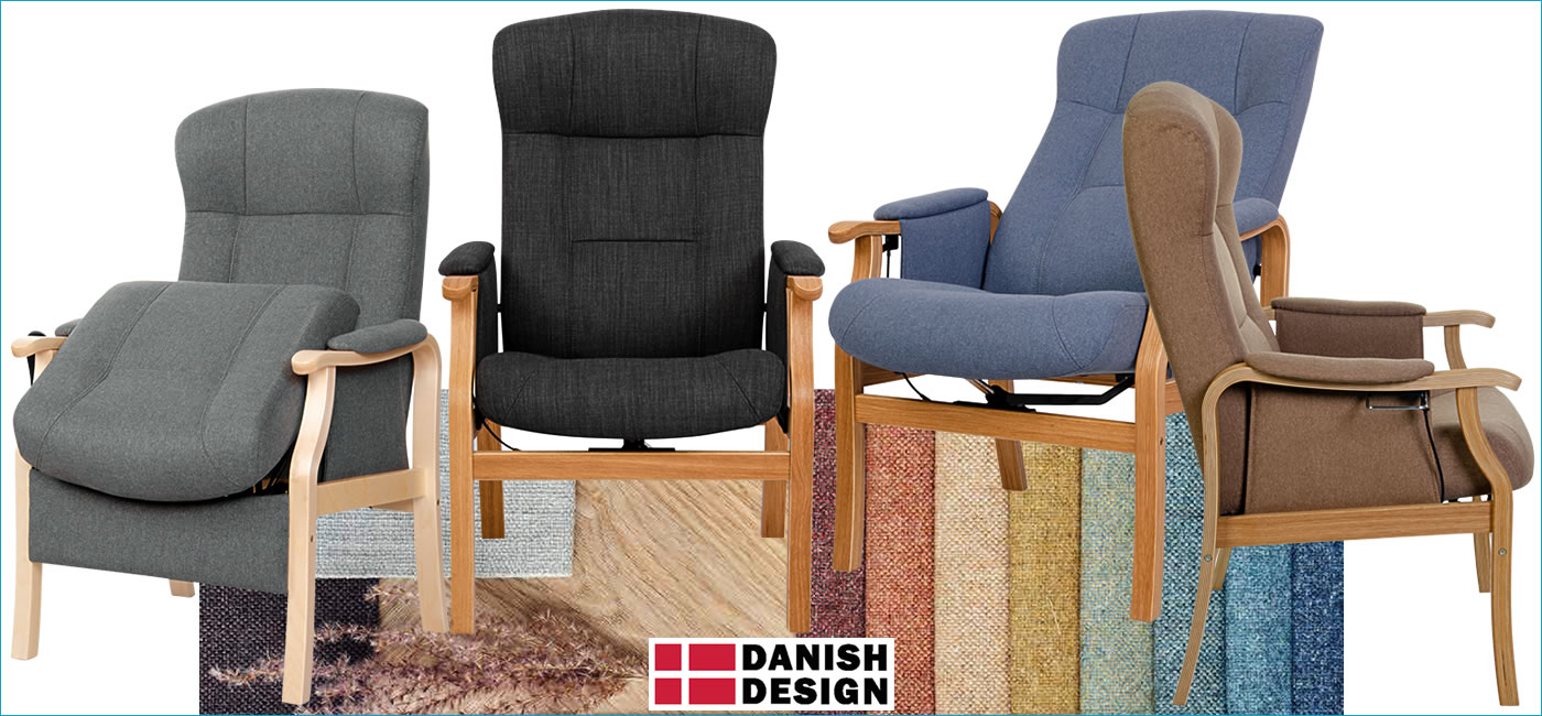 Seniorensessel, Relaxsessel, Relaxsessel aus Dänemark